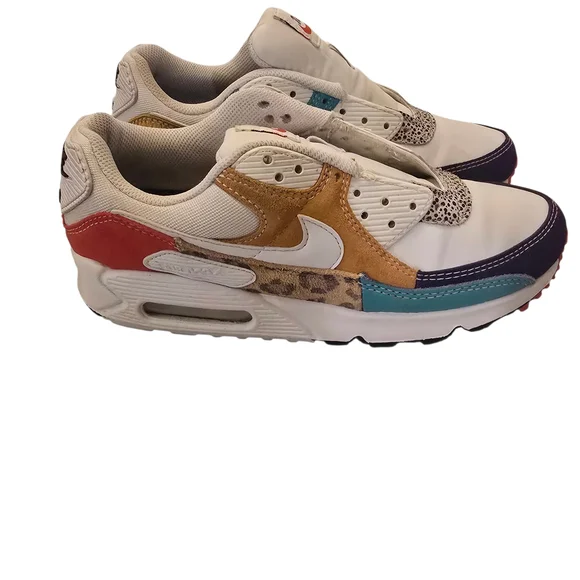 Nike Kids White and Multicolor Sneakers - Picture 1 of 4